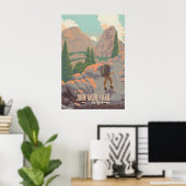 John Muir Trail Travel Poster ポスター (ホームオフィス)