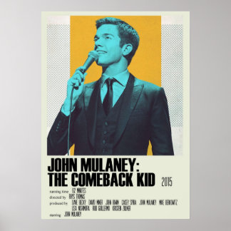 John Mulaney The Comeback Kid Alternative Art Movi ポスター