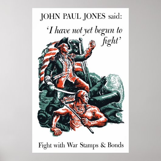 John Paul Jones第2次世界大戦ポスター ポスター (正面)