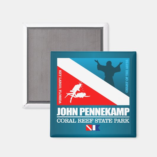 John Pennekamp SP (sq) マグネット (正面/裏面)