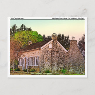 John Peter Tatsch Home （テキサス州フレデリックスバーグ） ポストカード