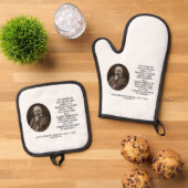 John Pierpont Morgan問題は解決できない 鍋つかみ&鍋敷きセット (トップダウン)