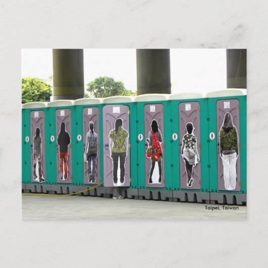 John/Portable Toiletは以下の通り。 ポストカード (正面)