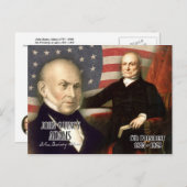 John Quincy Adams – 第6代米国大統領 ポストカード (正面/裏面)
