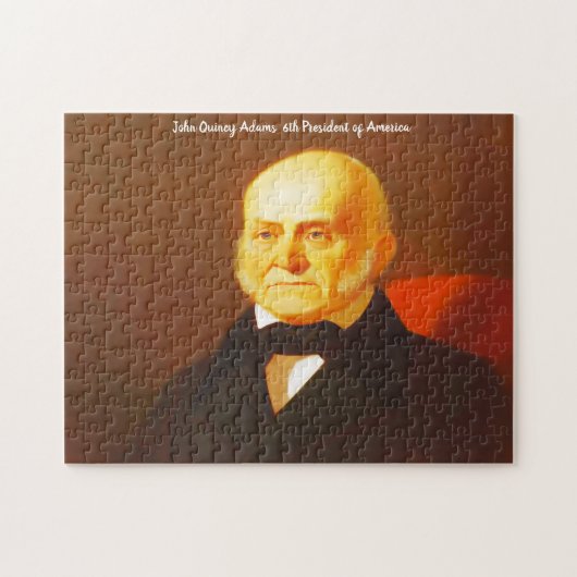 John Quincy Adams 6th President of America. ジグソーパズル (横)