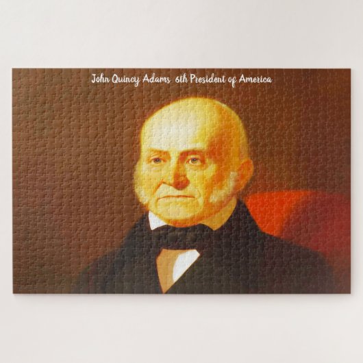 John Quincy Adams 6th President of America. ジグソーパズル (横)