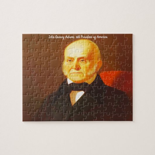 John Quincy Adams 6th President of America. ジグソーパズル (横)