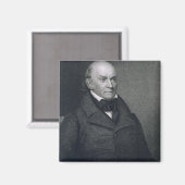 John Quincy Adams、John Wesley Paradisによる刻印 マグネット (正面/裏面)