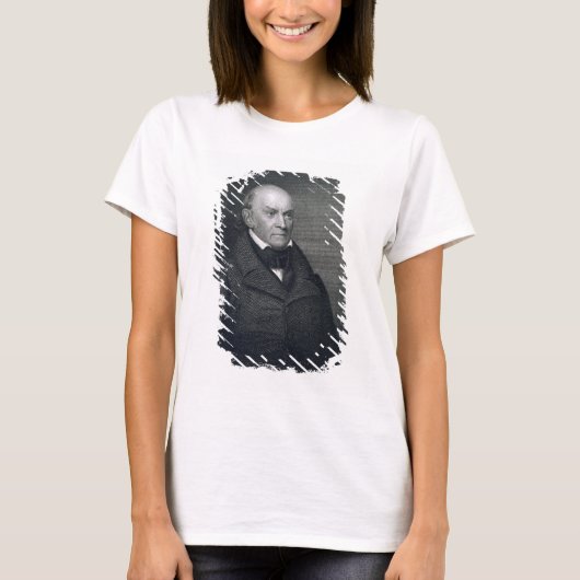 John Quincy Adams、John Wesley Paradisによる刻印 Tシャツ (正面)