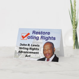 John R. Lewis選挙権整備法 カード