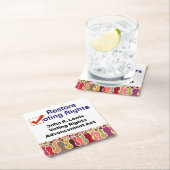 John R. Lewis選挙権整備法 スクエアペーパーコースター (インサイチュ)