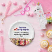 John R. Lewis選挙権整備法 ペーパープレート (パーティー)