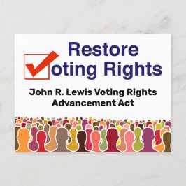 John R. Lewis選挙権整備法 ポストカード