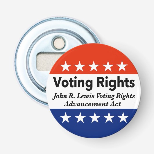 John R. Lewis選挙権整備法 栓抜き (正面)