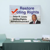 John R. Lewis選挙権整備法 横断幕 (トレードショー)