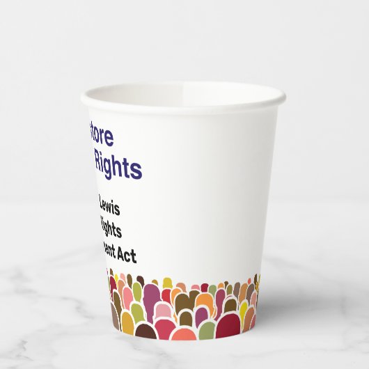 John R. Lewis選挙権整備法 紙コップ (左)