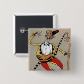 John R Neill著「HM Woggle-Bug TE」 缶バッジ (正面&裏面)