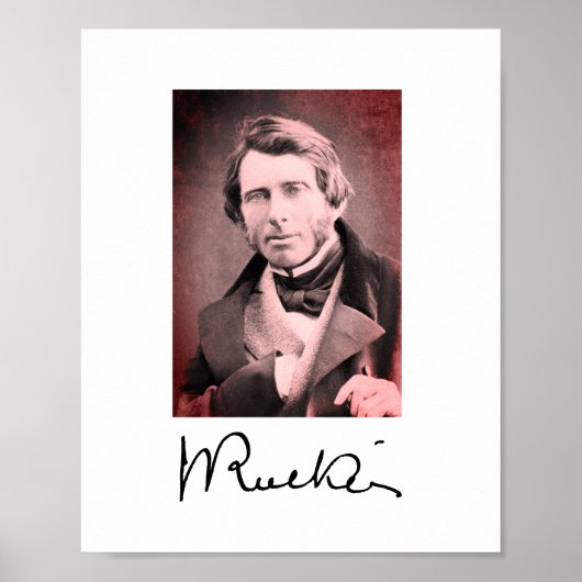 John Ruskinポスター ポスター (正面)