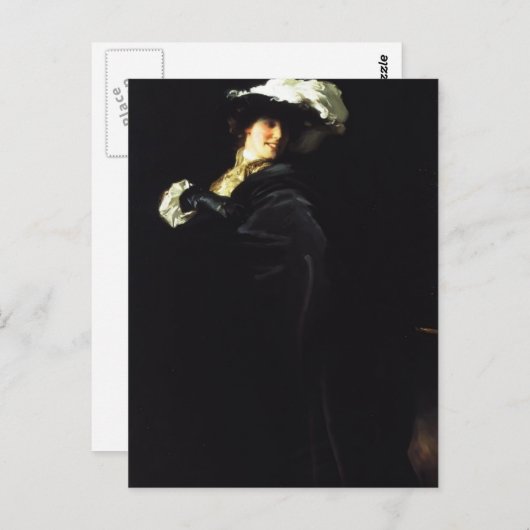 John Sargent - A Vele Gonfie ポストカード (正面/裏面)