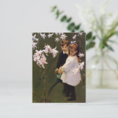 John Sargent - Garden勉強of the Vickers Children ポストカード (スタンド正面)