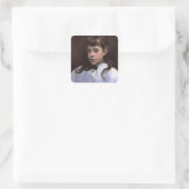 John Sargent-Young Girl WITH White Muslin Bluse スクエアシール (バッグ)