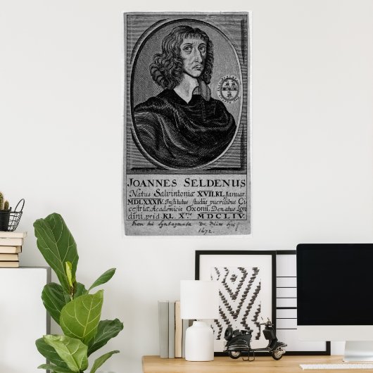 John Selden, 1672 ポスター (ホームオフィス)