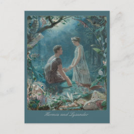 John Simmons HermiaとLysander Midsummer CC0751 ポストカード