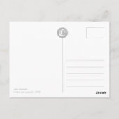 John Simmons HermiaとLysander Midsummer CC0751 ポストカード (裏面)