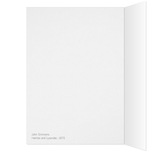 John Simmons HermiaとLysander Midsummer CC0886 (内側 (左))