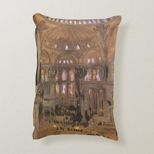 John Singer Sargentによるサンタソフィアのスケッチ アクセントクッション (裏面(縦))