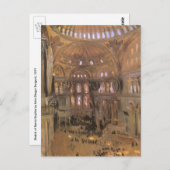 John Singer Sargentによるサンタソフィアのスケッチ ポストカード (正面/裏面)