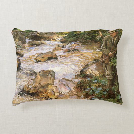 John Singer Sargentによるチロルのトルートストリーム アクセントクッション (正面)