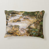 John Singer Sargentによるチロルのトルートストリーム アクセントクッション (裏面)