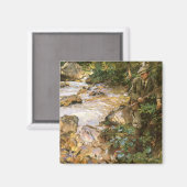 John Singer Sargentによるチロルのトルートストリーム マグネット (正面/裏面)