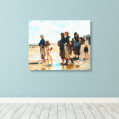 John Singer Sargentによる魚への旅程 キャンバスプリント (インサイチュ (ウッドフロア))