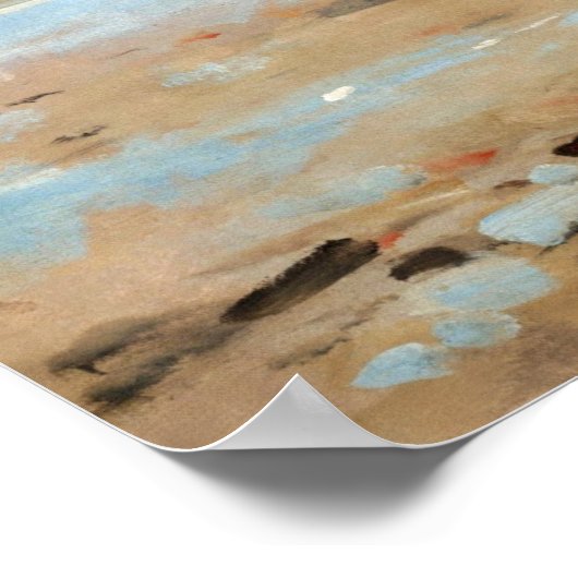 John Singer Sargentによる魚への旅程 ポスター (角)