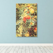 John Singer SargentによるPomegranates II キャンバスプリント (インサイチュ (ウッドフロア))