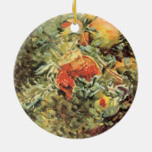 John Singer SargentによるPomegranates II セラミックオーナメント (裏面)