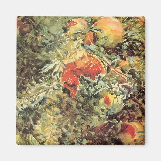 John Singer SargentによるPomegranates II マグネット (正面)