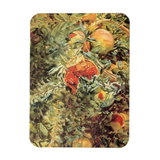 John Singer SargentによるPomegranates II マグネット (縦)
