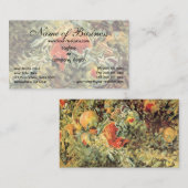 John Singer SargentによるPomegranates II 名刺 (正面/裏面)