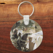 John Singer Sargent氏による彼のスタジオでのアーティスト キーホルダー (正面)