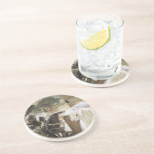 John Singer Sargent氏による彼のスタジオでのアーティスト コースター (側面)