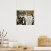 John Singer Sargent氏による彼のスタジオでのアーティスト ポスター (キッチン)