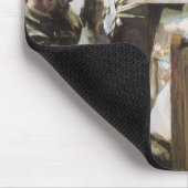 John Singer Sargent氏による彼のスタジオでのアーティスト マウスパッド (コーナー)