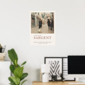John Singer Sargent通りインヴェネツィア美術展 ポスター (ホームオフィス)