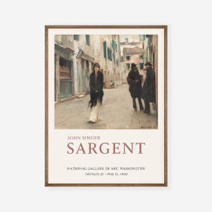 John Singer Sargent通りインヴェネツィア美術展 ポスター