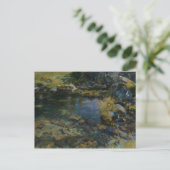 John Singer Sargent – アルパインプール ポストカード (スタンド正面)