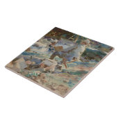 John Singer Sargent – イーゼルのアーティスト タイル (側面)