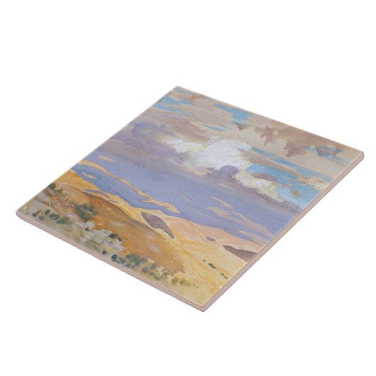 John Singer Sargent – エルサレムから タイル (側面)